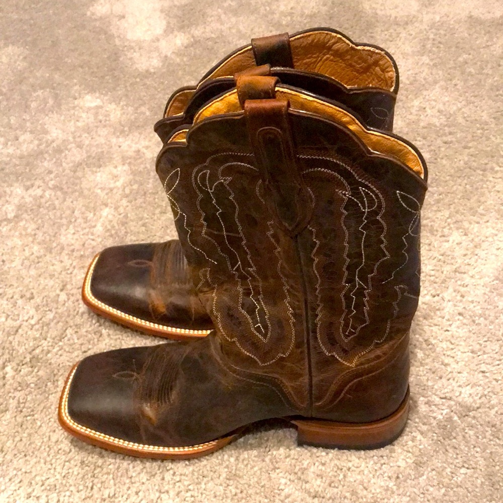 J.B. Dillon Men’s Genuine Goat,  Stock # JBM3208. Size 10 1/2 D worn once!